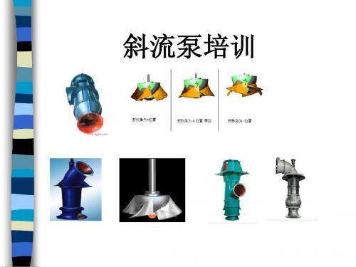 斜流泵培训