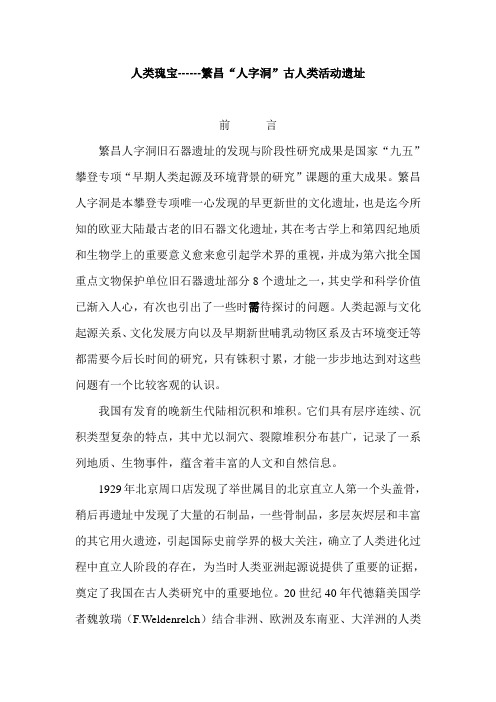 人类瑰宝---繁昌