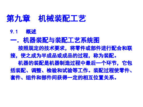 机械装配工艺基础知识培训PPT课件( 32页)