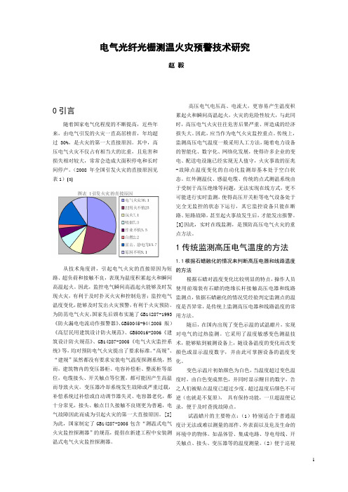 光纤光栅电气火灾预警技术