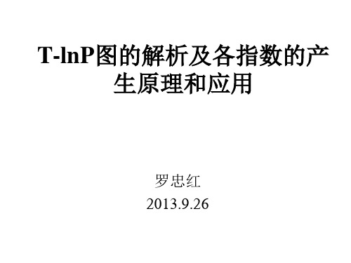 T-lnP图的解析及各指数的产生原理和应用