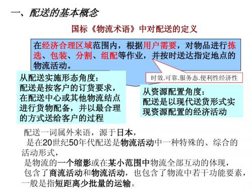 配送复习