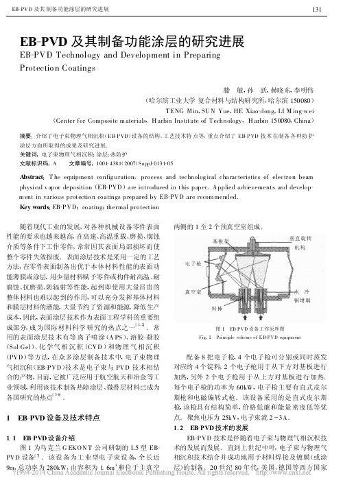 EB_PVD及其制备功能涂层的研究进展_滕敏