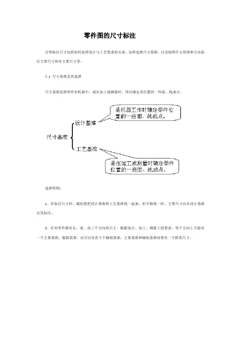 零件图的尺寸标注