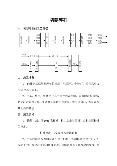填隙碎石