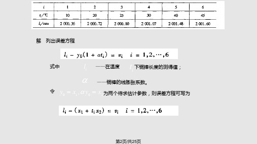 误差原理最小二乘法.pptx