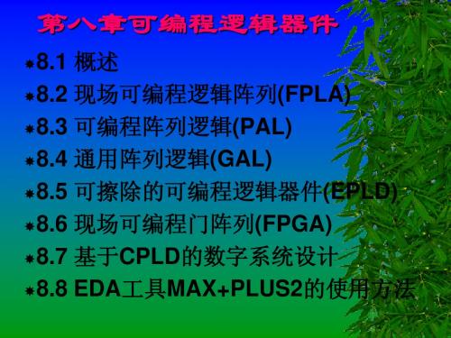 可编程逻辑器件清华李立