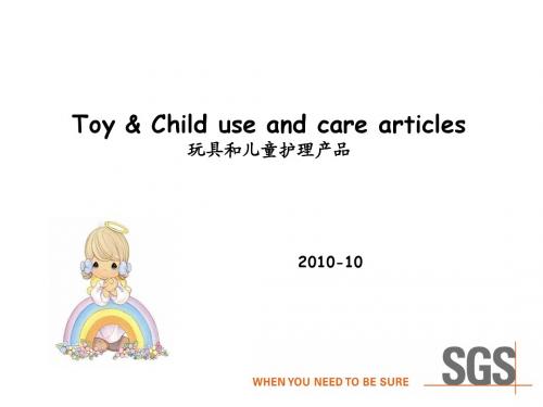 Toy & Child use and care articles Testing 2010