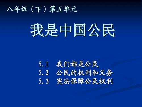 5.1我们都是公民