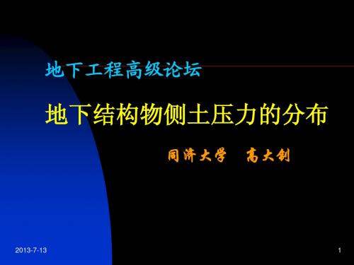 高大钊-地下工程高级论坛