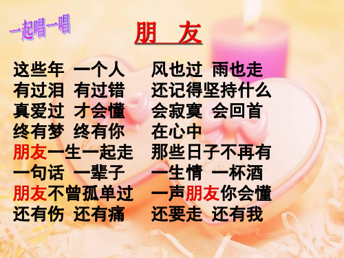人教版道德与法治七年级上册 4.1 和朋友在一起 课件(共20张PPT)