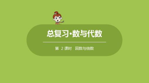 苏教版小学数学 六年级下册 期末总复习·数与代数课时2 教学课件PPT