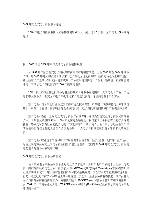 电子白板报告