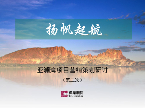 亚澜湾项目营销策划方案
