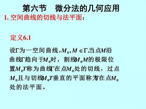 微分法的几何应用