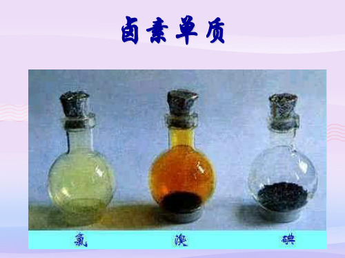 人教版化学必修二1.1元素周期表-第三课时-卤素教学课件