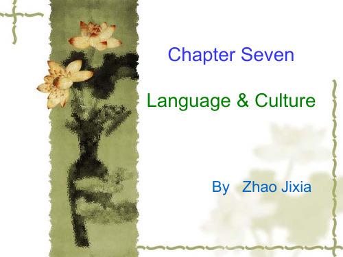 language and culture