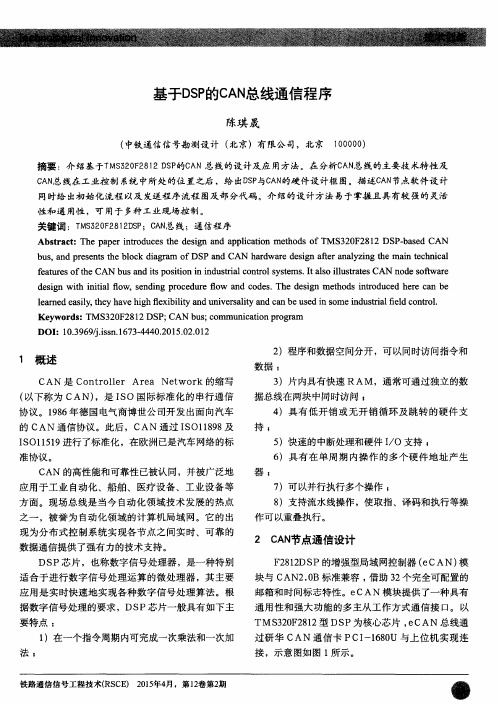 基于DSP的CAN总线通信程序