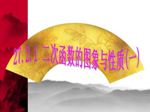 二次函数的图像及性质1