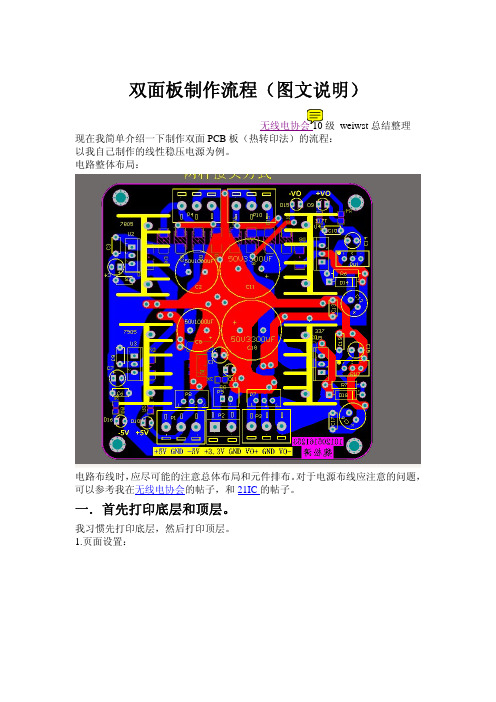 双面板制作流程(图文说明)