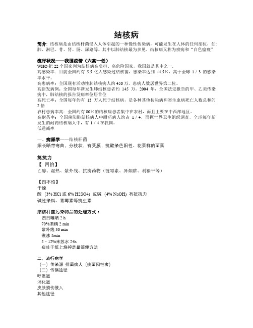 传染病---结核病