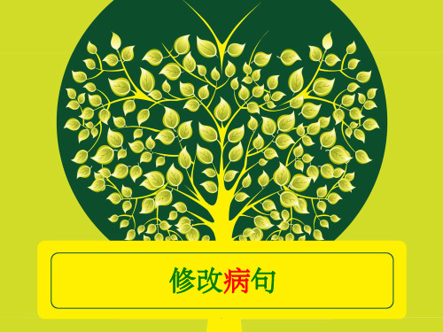 小学修改病句整理42797ppt课件