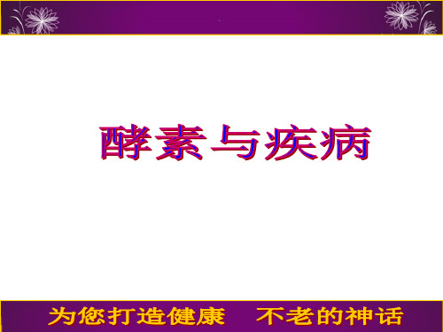 《酵素与各种疾病》