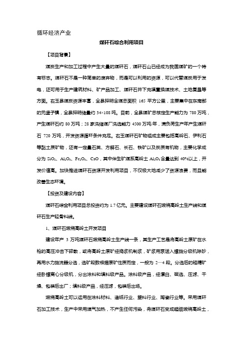 循环经济产业