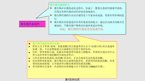 代谢调节与代谢工程PPT课件