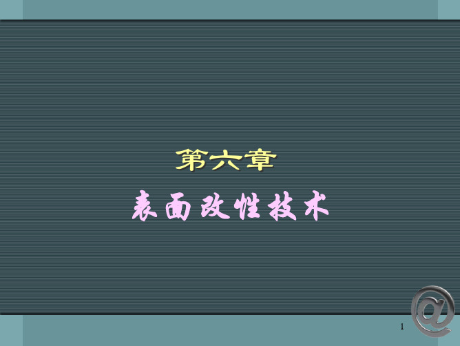 第六章  表面改性技术3