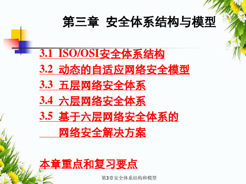 第3章安全体系结构和模型
