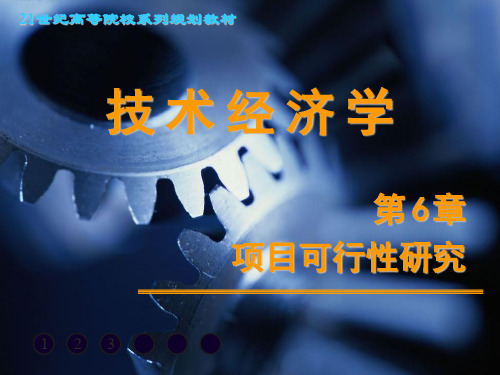 技术经济学课件第06章项目可行性研究