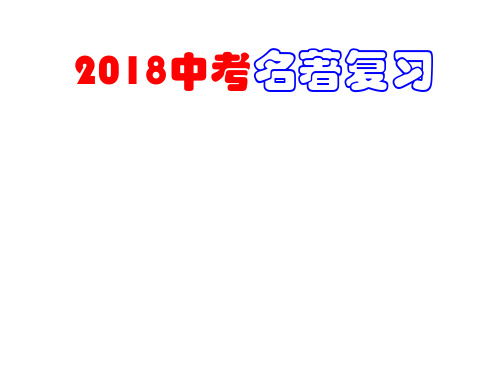 2018中考名著复习