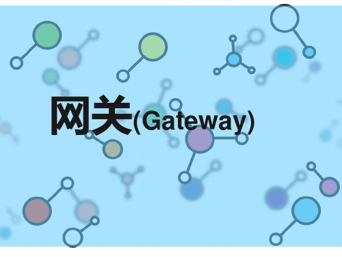 网关....介绍、认识