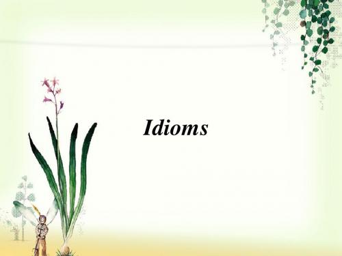 Idioms