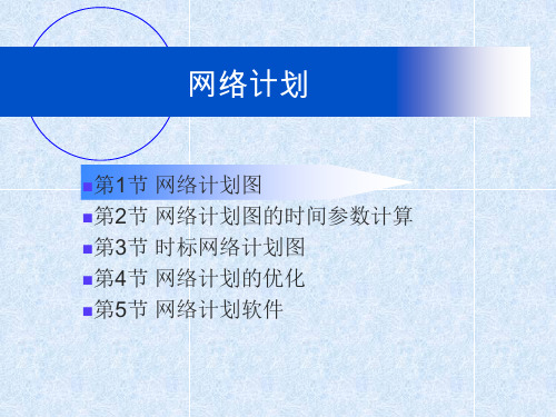 运筹学：网络计划