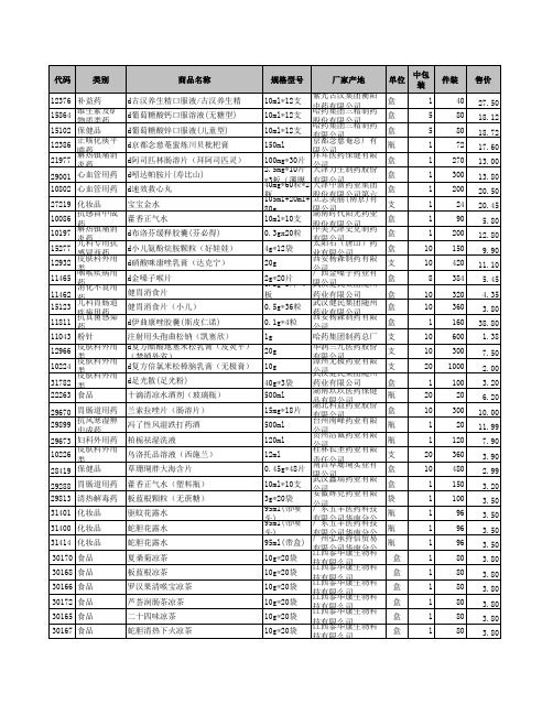 8月品种目录(发)