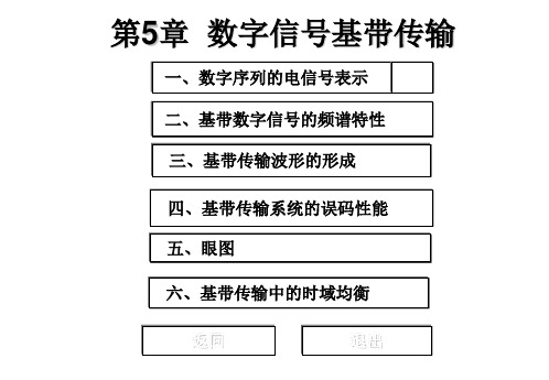 第5章眼图均衡1.