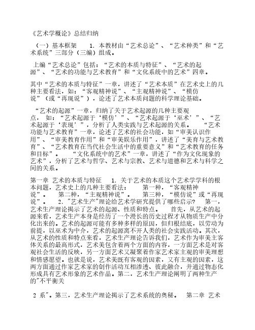 艺术概论 文档