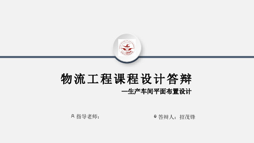 物流工程课程设计PPT (1)