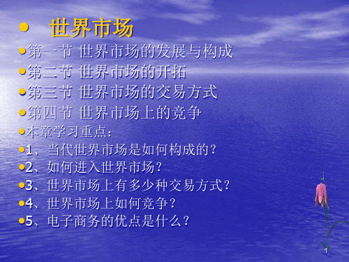 世界市场--世界市场的发展与构成(ppt 147)