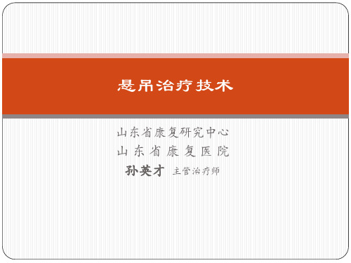 悬吊治疗技术