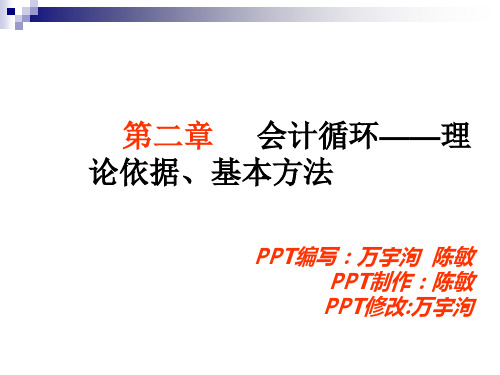 会计循环的理论依据及基本方法.pptx