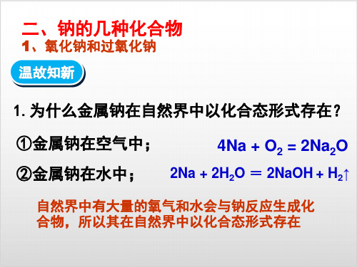 人教版化学钠及其化合物ppt新教材课件1