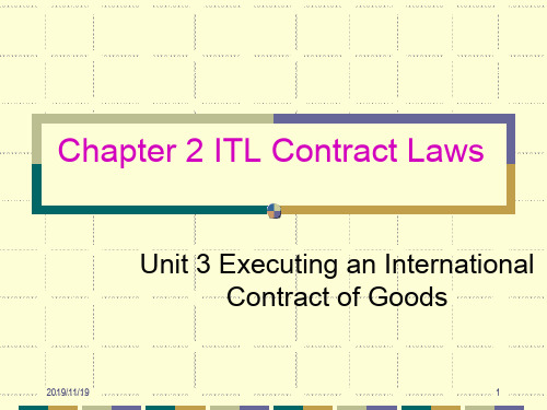 国际贸易法Chapter23ITLContractLaws