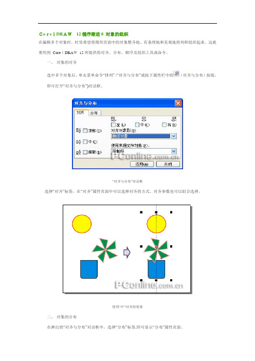 CorelDRAW 12循序渐进8 对象的组织