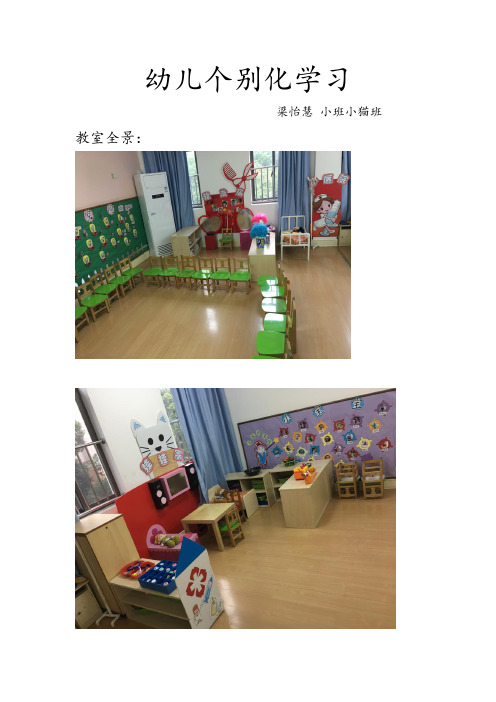 幼儿个别化学习