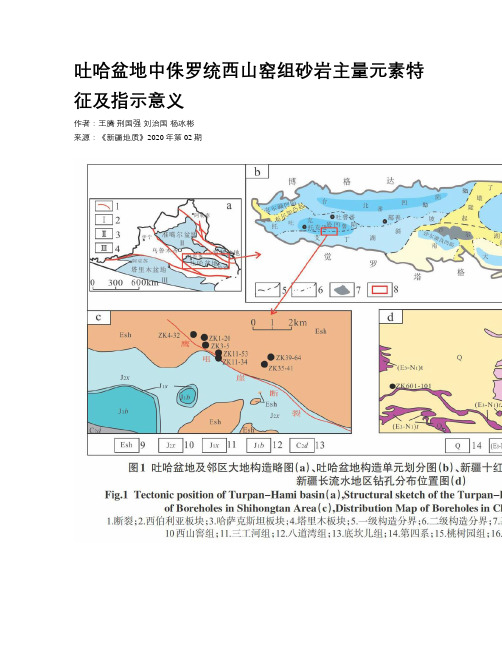 吐哈盆地中侏罗统西山窑组砂岩主量元素特征及指示意义