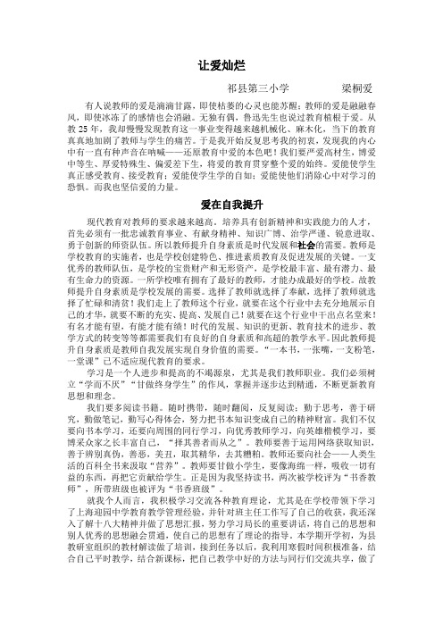述职报告2014暑假