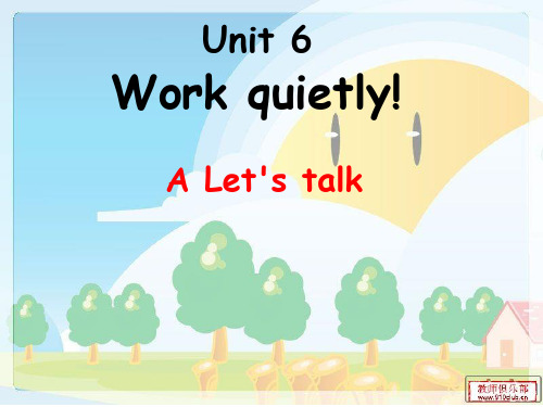新版PEP五年级下册Unit6_A_talk课件